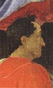 Sandro Botticelli Mago wearing a red mantle (mk36) painting